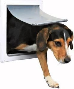 Trixie 2-Weg Hondenluik Wit - M-XL 39 X 45 CM -Honden Huis Winkel 1000x1200 1