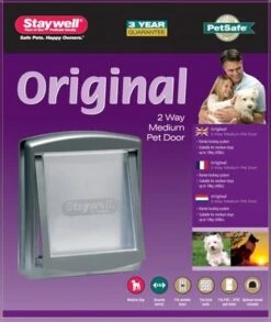 Petsafe 757 Hondenluik - Medium - Zilver/Tranparant -Honden Huis Winkel 1010x1200 4