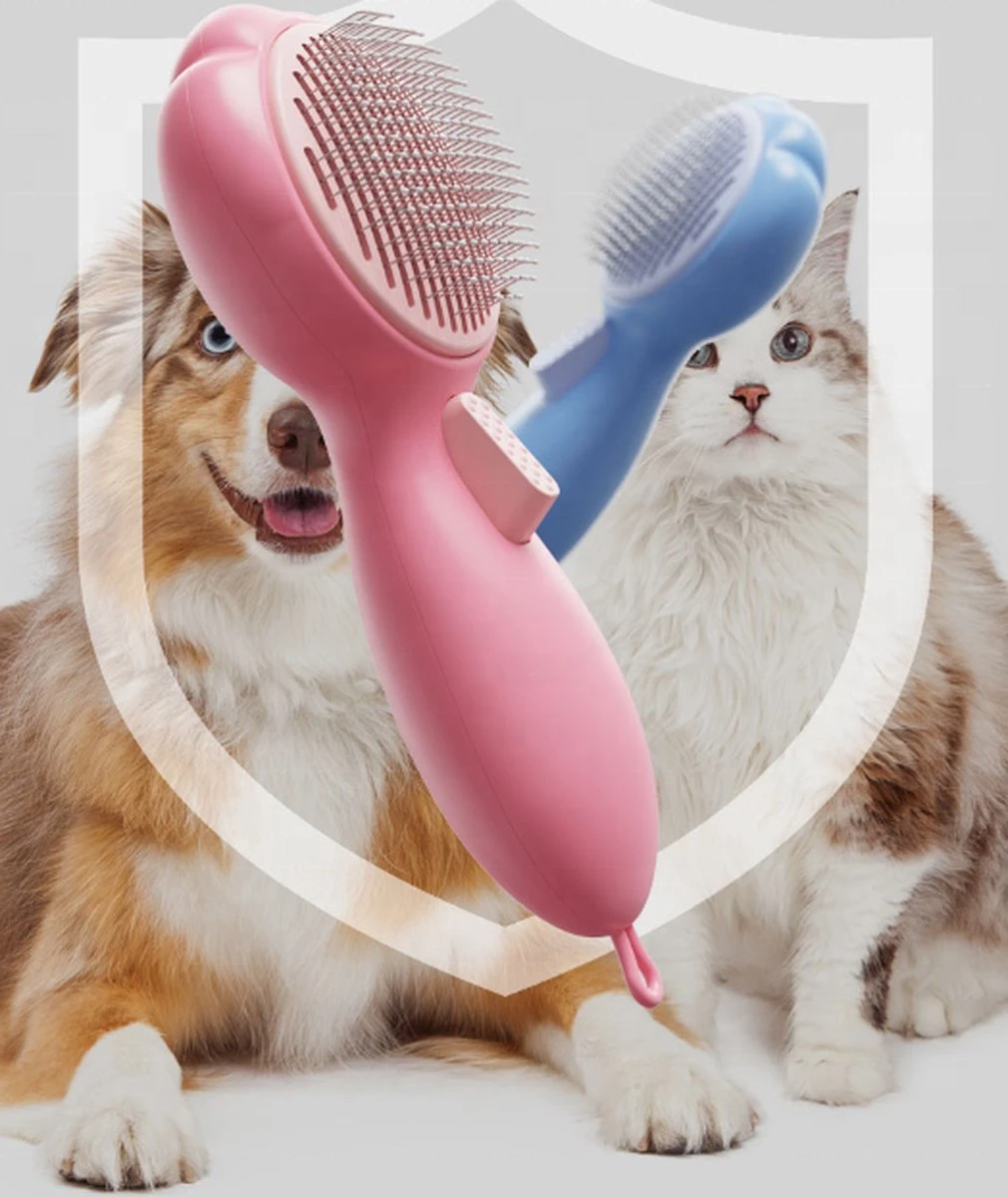 Smarge | Hondenborstel | Kattenborstel | Blauw | Zelfreinigend | Dierenborstel | Met Pluis Verwijderaar | Kattenkam | Hondenkam | Kattenhaar Verwijderaar | Lang/kortharig | Huisdieren 6 Smarge | Hondenborstel | Kattenborstel | Blauw | Zelfreinigend | Dierenborstel | Met Pluis Verwijderaar | Kattenkam | Hondenkam | Kattenhaar Verwijderaar | Lang/kortharig | Huisdieren - Afbeelding 6