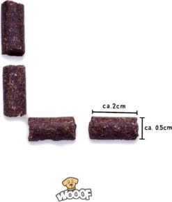 WOOOF Eend 18KG - Geperst Hondenvoer - Hypoallergeen Hondenvoer - Geperste Hondenbrokken - Droogvoer -Honden Huis Winkel 1018x1200