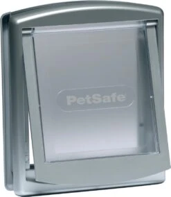 Petsafe 757 Hondenluik - Medium - Zilver/Tranparant -Honden Huis Winkel 1042x1200 1
