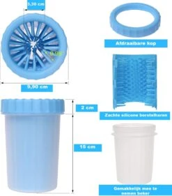 Merkloos Hondenpoot Reiniger - Hondenborstel - Borstel Hond / Kat - Hondenpoten Reiniger - Huisdier Poot Wassen - Borstel - Hondenverzorging - Verzorging Hond - Honden Wassen - Schoonmaak Borstel - Kattenborstel -Honden Huis Winkel 1054x1200