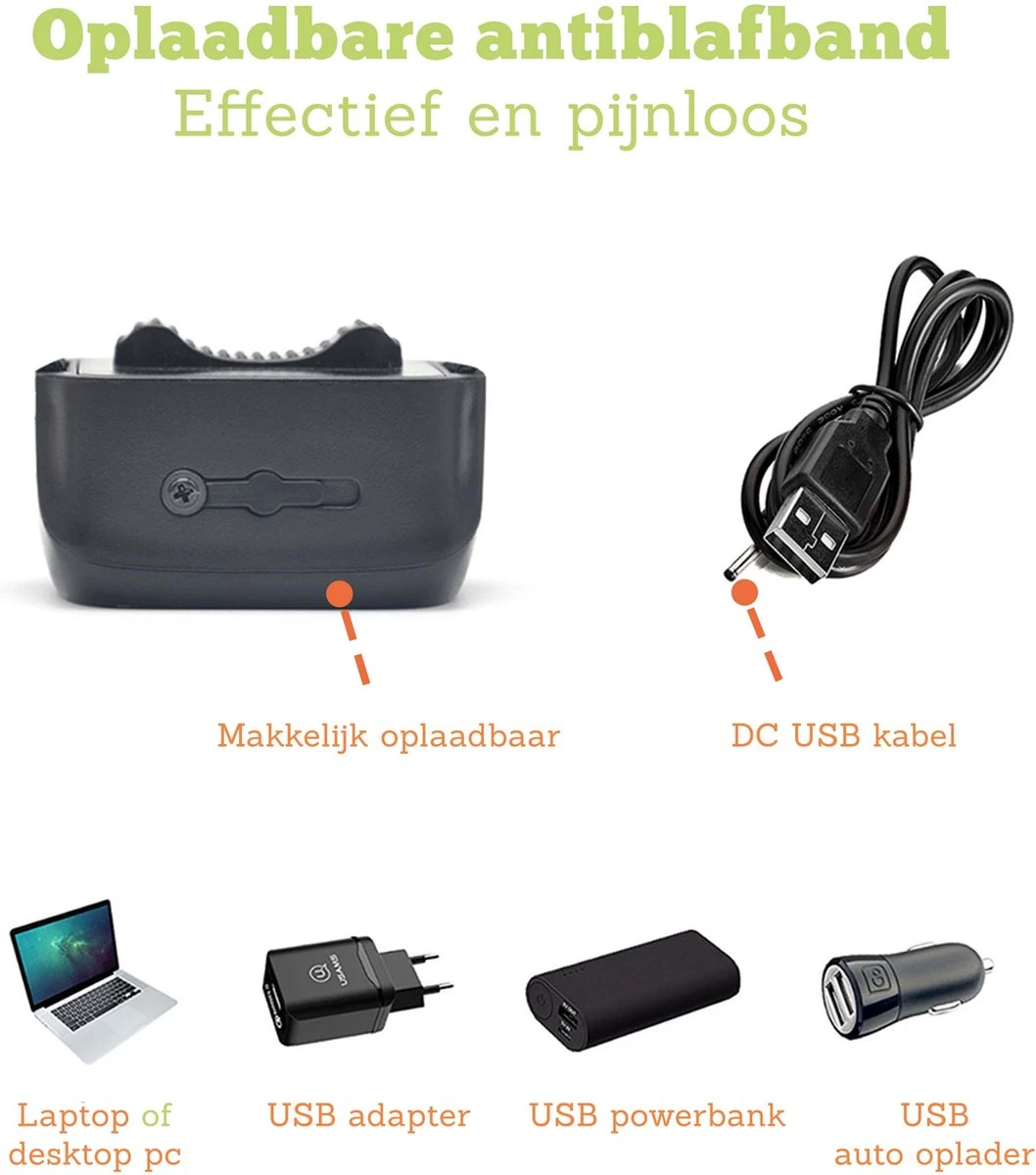 Doggie™ Anti Blafband Voor Kleine Honden - OPLAADBAAR - Vibratie én Geluid 7 Doggie™ Anti Blafband Voor Kleine Honden - OPLAADBAAR - Vibratie én Geluid - Afbeelding 7