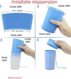 Fuzly- 2 In 1 Hondenpoten Reiniger + Handdoek - Hondenborstel - Borstel Hond / Kat - Hondenpoot Reiniger - Huisdier Poot Wassen - Borstel - Hondenverzorging - Verzorging Hond - Honden Wassen - Schoonmaak Borstel - Kattenborstel - Groen -Honden Huis Winkel 1075x1200