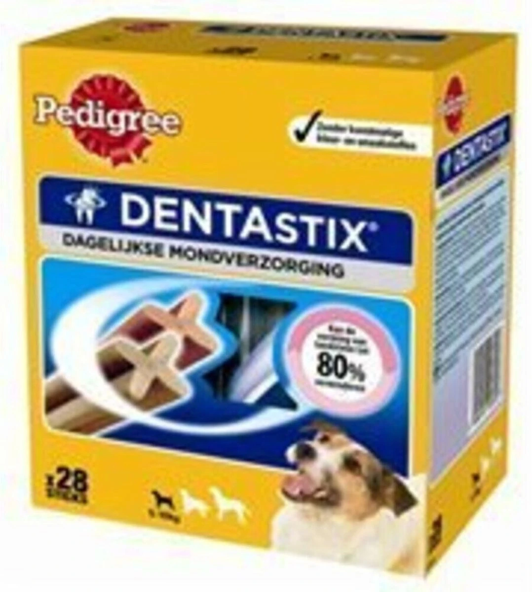 Pedigree Dentastix Mini Hond Multipack - Gebitsverzorgende Hondensnack - 4 X 7 Stuks 1 Pedigree Dentastix Mini Hond Multipack - Gebitsverzorgende Hondensnack - 4 X 7 Stuks