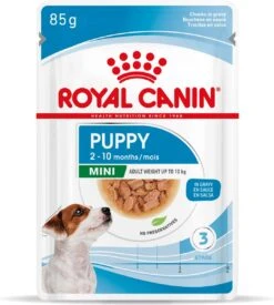 Royal Canin Shn Mini Puppy Pouch - Hondennatvoer - 12 X 85 G -Honden Huis Winkel 1079x1200