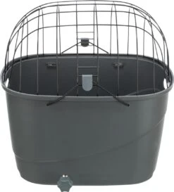 Trixie Fietsmand Voor Bagagedrager Met Draadkoepel Kunststof Grijs (46X36X47 CM) -Honden Huis Winkel 1086x1200 1