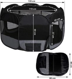 Meisterpet - XXL Opvouwbare Puppyren - 130 X 130 X 60 Cm - Met Gratis Dieren Verzorging Set T.w.v. €19.99 -Honden Huis Winkel 1087x1200 1