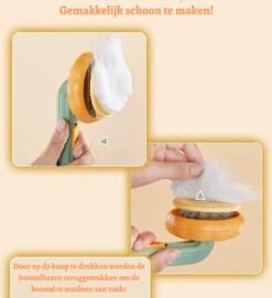 Merkloos Kattenborstel - Hondenborstel - Kattenkam - Pompoen Borstel - Kattenhaar - Haarverwijderaar Voor Huisdieren - Huisdierhaar Verwijderaar -Honden Huis Winkel 1096x1200