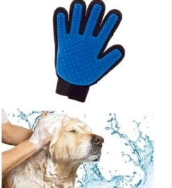 Merkloos Vachtverzorgingshandschoen -Honden Huis Winkel 1098x1200