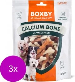 Proline Boxby Calcium Bone - Hondensnacks - 3 X 360 G Valuepack
