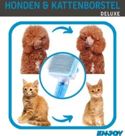 Professionele Kattenborstel/Hondenborstel + BONUS - Bovenvacht | Ondervacht - Langharige | Kortharige - Haarverwijderaar Voor Huisdieren - Kattenkam - Hondenkam -Honden Huis Winkel 1104x1200 1