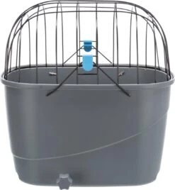 Trixie Fietsmand Voor Bagagedrager Met Draadkoepel Kunststof Grijs (46X36X47 CM) -Honden Huis Winkel 1105x1200 4