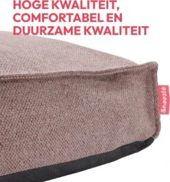 Snoozle Orthopedische Hondenmand - Zacht En Luxe Hondenkussen - Hondenbed - Wasbaar - Hondenmanden - 80 X 55 Cm - Desert Pink -Honden Huis Winkel 1117x1200 3
