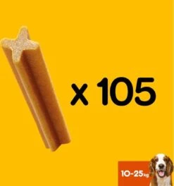 Pedigree Dentastix Kauwstaven - Gebitsverzorgende Hondensnacks - Medium - 105 Stuks -Honden Huis Winkel 1124x1200 2