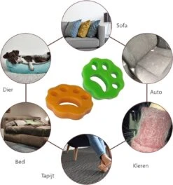 Merkloos Haarverwijderaar Huisdieren - 4 Stuks - Haarverwijderaar Wasmachine - Kattenhaar Verwijderaar - Hondenhaar Verwijderaar - Dierenborstel - 4 Stuks -Honden Huis Winkel 1124x1200