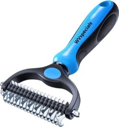 Professionele 2-Zijdige Ondervacht Kam Voor Hond En Kat – Hondenborstel – Kattenborstel - Hondenkam –Anti Klit - Haarverwijderaar Voor Huisdieren - Pijnloos - – Klittenkam – Verwijdert Klitten – Voorkomt Haaruitval – Black Friday - Sinterklaas