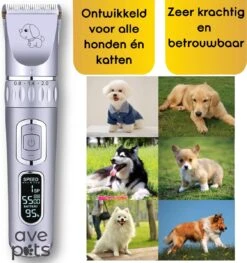 AVE Pets® Volledige Hondentondeuse Set Met Display - Draadloos Tondeuse - Scheerapparaat Voor Je Hond Of Kat - Huisdier Trimmer - Dierentondeuse - Dieren Verzorging -Honden Huis Winkel 1127x1200 1