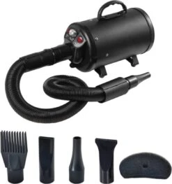 Merkloos Edward&DeVries Professionele Hondenföhn Met 4 Opzetstukken – Waterblazer Voor Honden – Stil Design – Krachtig + Extra Filter - Zwart -Honden Huis Winkel 1128x1200 1