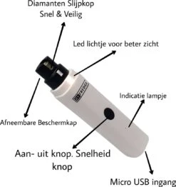 By Fredge® Elektrische Nagelvijl Voor Huisdieren - Nagel Trimmer Hond, Kat En Konijn - Nagelvijl Huisdieren - Nagel Vijl Kat - 100% Veilig - USB Oplaadbaar - Lage Vibratie En Geluid - Draadloos - Wit 12 By Fredge® Elektrische Nagelvijl Voor Huisdieren - Nagel Trimmer Hond, Kat En Konijn - Nagelvijl Huisdieren - Nagel Vijl Kat - 100% Veilig - USB Oplaadbaar - Lage Vibratie En Geluid - Draadloos - Wit -Honden Huis Winkel 1130x1200 1