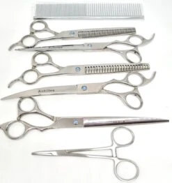 Achilles Hondenschaar - Scharenset Hond 8 INCH - 8-Delige Scharenset - Effileerschaar Hond -Honden Huis Winkel 1132x1200