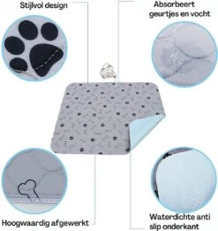 XXL Puppy Training Pad - Plasmat - Zwart - 104 X 104 Cm - Hondentoilet - Herbruikbaar - Wasbaar 12 XXL Puppy Training Pad - Plasmat - Zwart - 104 X 104 Cm - Hondentoilet - Herbruikbaar - Wasbaar -Honden Huis Winkel 1137x1200 2