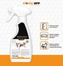 Knock Off BlijfWeg Huisdieren Spray – Voor Binnenshuis Gebruik – Voor Het Trainen Van Huisdieren – Voorkomt Binnenshuis Urineren – Afleren Van Gewoontes Van Je Hond Of Kat – Veilig Voor Mens En Dier -Honden Huis Winkel 1139x1200 1