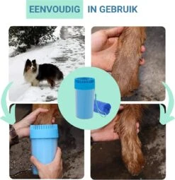 TIKKENS Hondenpoten Reiniger 2-in-1 - Hondenborstel - Hondenpoot Reiniger - Huisdier Poot Wassen - Hondenverzorging - Honden Wassen - Inclusief Microvezeldoek - XL -Honden Huis Winkel 1163x1200