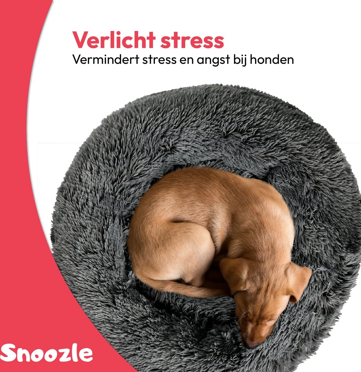 Snoozle Hondenmand - Zacht En Luxe Hondenkussen - Wasbaar - Fluffy - Hondenmanden - 80cm - Grijs 7 Snoozle Hondenmand - Zacht En Luxe Hondenkussen - Wasbaar - Fluffy - Hondenmanden - 80cm - Grijs - Afbeelding 7