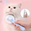 Kattenborstel - Kattenkam - Hondenborstel - Kattenhaar Verwijderaar - Haarverwijderaar Voor Huisdieren - Kattenhaar - Hondenhaar - Haarverwijderaar Voor Huisdieren - Langharig/Kortharig - Katten Accessoires - Katten - Blauwe Kleur