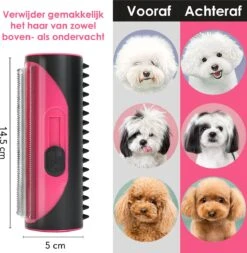 Frenkies HuisdierPlezier Hondenborstel - Borstels - Hondenborstel - Hondenkam - Roze -Honden Huis Winkel 1173x1200