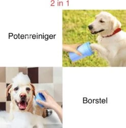 Fuzly- 2 In 1 Hondenpoten Reiniger + Handdoek - Hondenborstel - Borstel Hond / Kat - Hondenpoot Reiniger - Huisdier Poot Wassen - Borstel - Hondenverzorging - Verzorging Hond - Honden Wassen - Schoonmaak Borstel - Kattenborstel - Groen -Honden Huis Winkel 1181x1200
