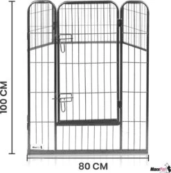 MaxxPet Puppyren - Hondenbench - Hondenren- Puppyren Met 8 Kennelpanelen - Staal -80 X 100 Cm Ø 210 Cm 16 MaxxPet Puppyren - Hondenbench - Hondenren- Puppyren Met 8 Kennelpanelen - Staal -80 X 100 Cm Ø 210 Cm -Honden Huis Winkel 1186x1200 1