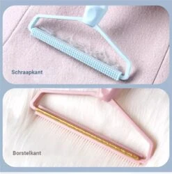 PRO-Deals | Dierenhaar Verwijderen - Haar Verwijderen - Type 2 - Kleur Roze - Kattenharen - Vachtverzorging - Hondenharen - Pluizenverwijderaar - Haaruitval - Kledingreiniger -Honden Huis Winkel 1187x1200