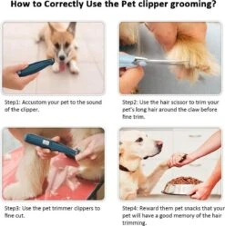 Buxibo Professionele Dieren Tondeuse Set - Tondeuse + Schaar - Voor Huisdieren Honden & Katten - Draadloos - Oplaadbare Pet Trimmer - Precieze Clipper - Low Noise -Honden Huis Winkel 1188x1200 1