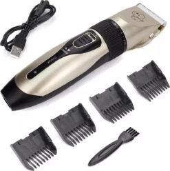 Merkloos Professionele Dierentondeuse - Scheerapparaat Voor Honden En Katten - Trimmer - 4 Opzetstukken - Oplaadbaar - Draadloos - Stil - Verschillende Haar En Vachtlengtes - Haartrimmer - Hondentrimmer - Honden Trimmer - Honden Knippen - Haren Knippen -Honden Huis Winkel 1194x1200 2