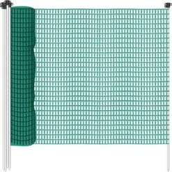 Verplaatsbare Net Afrastering Groen 80cm Hoog - 20m -Honden Huis Winkel 1198x1200 16