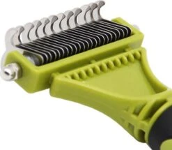 Hondenborstel - Dubbelzijdig Ontharing Tool - Herbruikbare Honden & Kattenvachtkam - Huisdier Grooming - 1 Stuk - Groen -Honden Huis Winkel 1200x1044 1