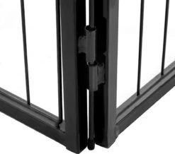 Transformeerbare Hondenren - Dieromheining Van 60 Cm Hoog En 210 Cm Diagonaal - Zwart -Honden Huis Winkel 1200x1061 3