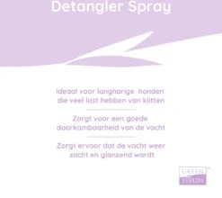 Greenfields Anti-Klit Spray Voor Honden - Ideaal Voor Honden Met Lange Of Krullende Vacht - 270 Ml -Honden Huis Winkel 1200x1067 2