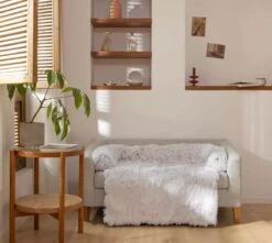 Quzi Hondenkussen Voor Bank - Fluffy Hondendeken - Bankbescherming Hond - 85x85cm - Afneembare Hoes -Honden Huis Winkel 1200x1075