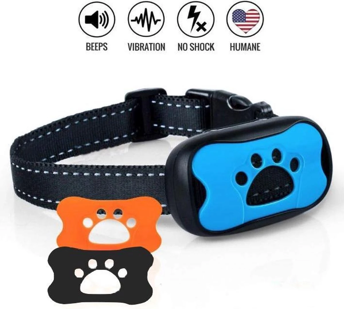 Merkloos Anti Blafband Voor Honden Blafband Anti Blaf Apparaat Blafband Zonder Schok - Diervriendelijk 9 Merkloos Anti Blafband Voor Honden Blafband Anti Blaf Apparaat Blafband Zonder Schok - Diervriendelijk - Afbeelding 9