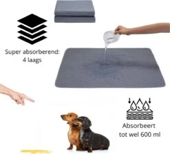 Sharon B - Puppy Training Pad - Plasmat - Beige Met Botjesprint - 80x90 Cm - Hondentoilet - Herbruikbaar - Wasbaar -Honden Huis Winkel 1200x1087 2