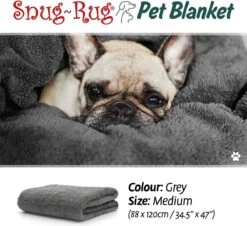 Snug-Rug Huisdier Deken Voor Honden En Katten – Small Slate Grey Kattendeken Hondendeken – Vetbed Hond Bench Bank Fleece Kat Dierendeken Kattendekentjes Kattendekentje Dierenmat Hondenmat Plaid Kattendekens Kattenplaid -Honden Huis Winkel 1200x1099 1