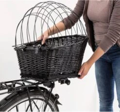 Trixie Fietsmand - Voor Bagagedrager -n35x49x55 Cm - Zwart -Honden Huis Winkel 1200x1111