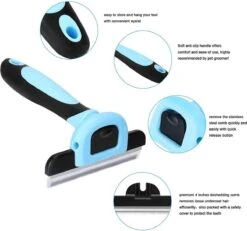 IGOODS - Verzorgingsborstel Voor Honden En Katten - Blauw -Honden Huis Winkel 1200x1122 2