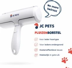 JC Pets Premium Pluizenborstel - Huisdierhaar Verwijderaar – Pluizenverwijderaar – Honden En Kattenhaar Verwijderaar - Ontpluizer - Pluizenroller -Honden Huis Winkel 1200x1137 1