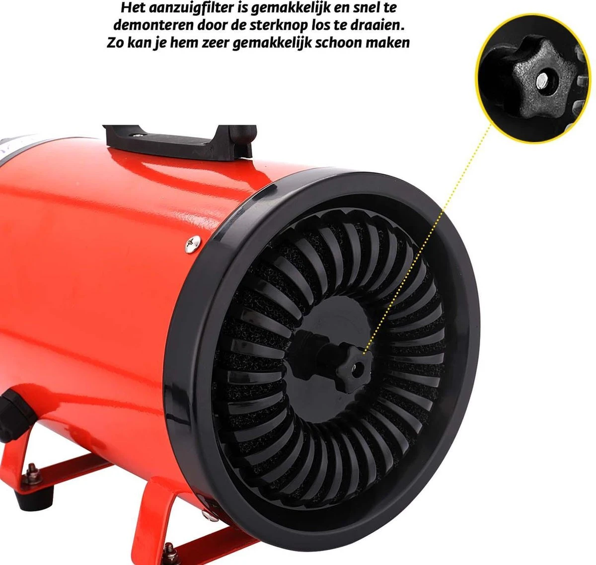 Gridbyt Professionele Hondenföhn – Waterblazer Voor Honden – Voor Een Mooie Vacht – Rood 6 Gridbyt Professionele Hondenföhn – Waterblazer Voor Honden – Voor Een Mooie Vacht – Rood - Afbeelding 6