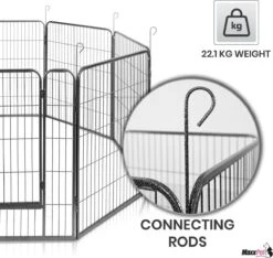 MaxxPet Puppyren - Hondenbench - Hondenren- Puppyren Met 8 Kennelpanelen - Staal -80 X 100 Cm Ø 210 Cm 17 MaxxPet Puppyren - Hondenbench - Hondenren- Puppyren Met 8 Kennelpanelen - Staal -80 X 100 Cm Ø 210 Cm -Honden Huis Winkel 1200x1138 1
