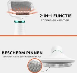 PetGoods 2-in-1 Hondenföhn – Föhn & Borstel - Honden & Katten - Low Noise -Honden Huis Winkel 1200x1140 2